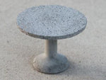 Miniaturbeton 01-018-011 Tafel Rond Grijs