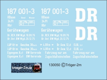 Tröger 130050 DR 187 001-3