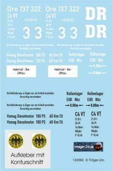 Tröger 130060 DR VT 137 322, Ep. II + III