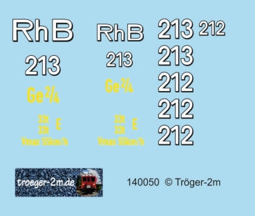 Tröger 140050 RhB Ge 2/4 212 of 213