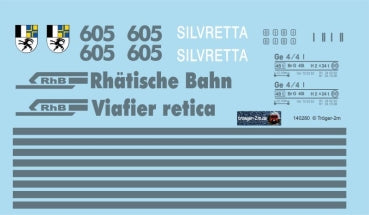 Tröger 140280 RhB Ge 4/4 I 605 Silvretta