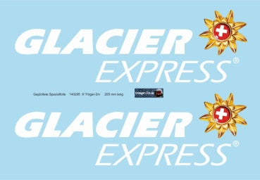 Tröger 140295 RhB Glacier Express Sticker set