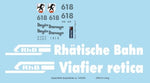 Tröger 140300 RhB Ge 4/4 II 618 met reclame "Rhätische Bahn"