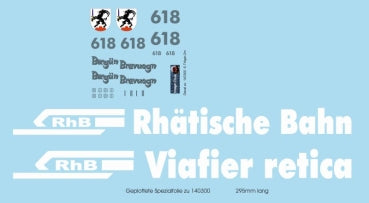 Tröger 140300 RhB Ge 4/4 II 618 met reclame "Rhätische Bahn"