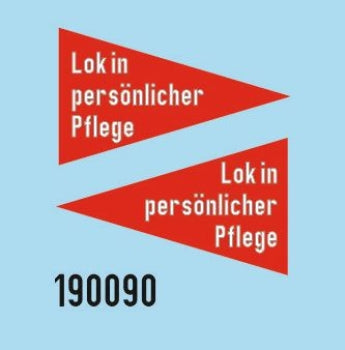 Tröger 190090 "Lok in persönlicher Pflege"