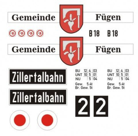 Tröger 210360 Zillertalbahn B 18