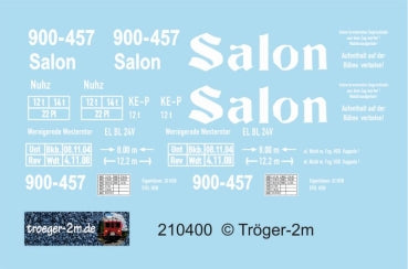 Tröger 210400 HSB 900-457 Salonwagen