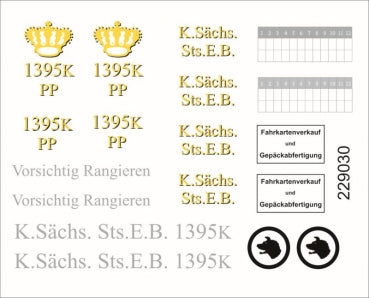 Tröger 229030 K.Sächs.Sts.E.B 1395K