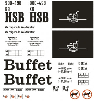 Tröger 250080 HSB 900-498 Buffet-Wagen