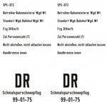 Tröger 410042 DR Sneeuwploeg 99-01-75 SPS - 072