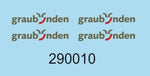 Tröger 290010 Logo Graubünden 17x3,5mm