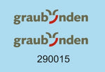 Tröger 290015 Logo Graubünden 32x6,5mm