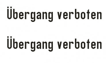 Tröger 290120 Waarschuwingsbord Übergang Verboten