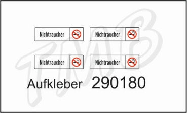 Tröger 290180 Waarschuwingsbord Niet Roken