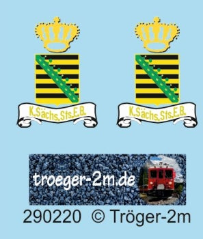 Tröger 290220 K.Sächs.Sts.E.B Logo