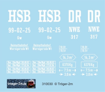 Tröger 310030 DR/HSB 99-02-25