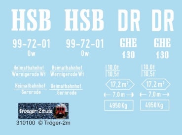 Tröger 310100 DR/HSB 99-72-01