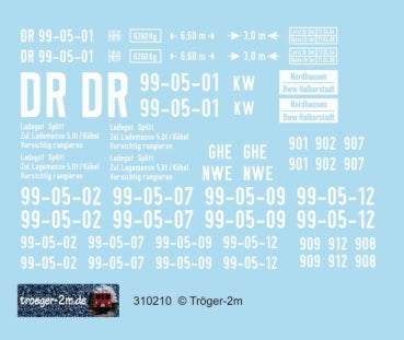 Tröger 310210 DR 99-05-01, 02, 07, 09, 12