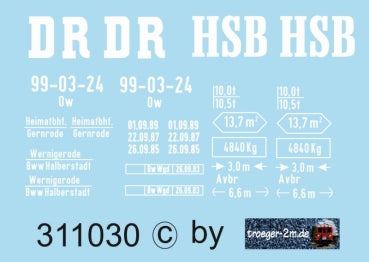 Tröger 311030 DR/HSB 99-03-24