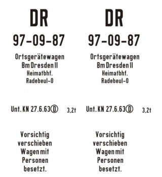 Tröger 410120 DR Materiaalwagen Radebeul
