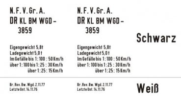 Tröger 410180 DR Rottenfahrzeug/SKL Radeburg, Kl 3859 Bm