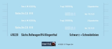 Tröger 410220 K.Sächs.Sts.E.B Rolwagen Rf 4
