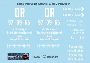 Tröger 410280 DR Materiaalwagen 97-09-65