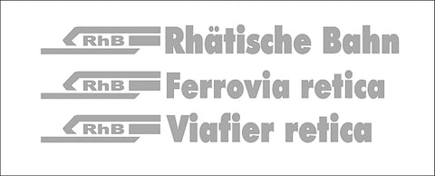 Tröger 510220P RhB Logo met tekst