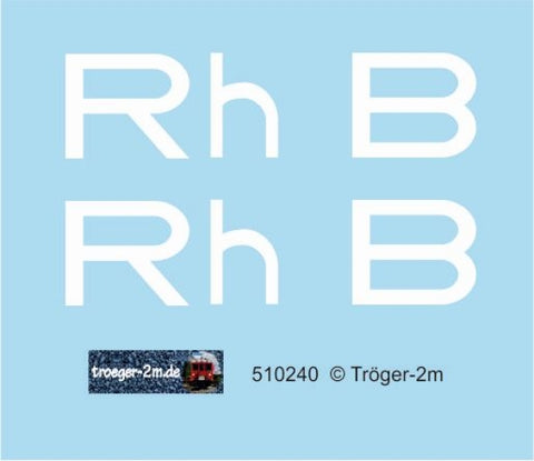 Tröger 510240 RhB Logo