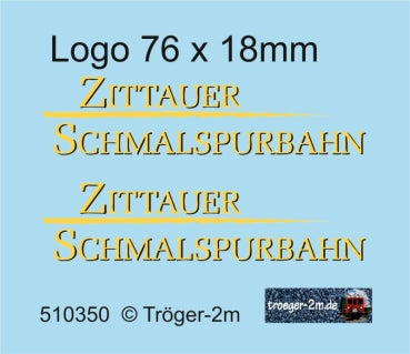 Tröger 510350 Zittauer Schmalspurbahn Logo