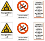 Tröger 610043 Waarschuwingen voor Tankstation