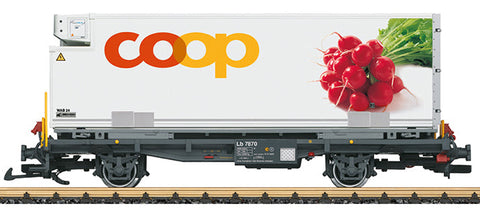LGB 45889-01 RhB Coop Containerwagen Radijs