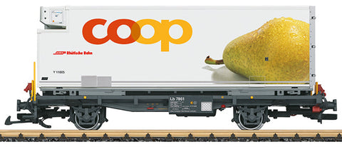 LGB 45889-02 RhB Coop Containerwagen Peer