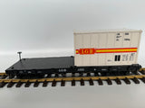 Gebruikt: LGB 4069 Containerwagen met 1 container