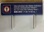 RhB-Modellbau Waarschuwingsbord type Pontresina