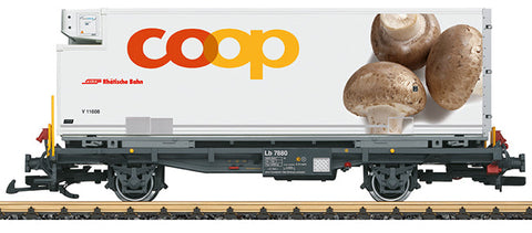 LGB 45888-02 RhB Coop Containerwagen Champignons