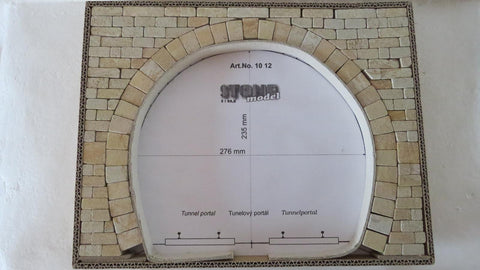 Bloxxs K-01B Zandsteen Tunnelportaal 2-Sporig