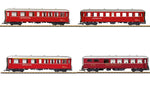 LGB RhB Stahlwagen Set