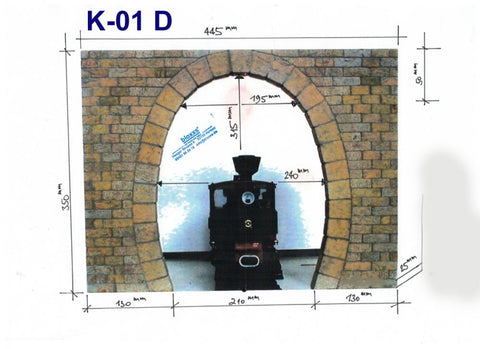 Bloxxs K-01D Zandsteen Tunnelportaal