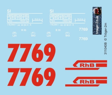 Tröger 311040B RhB Sl 7769 Transportwagen
