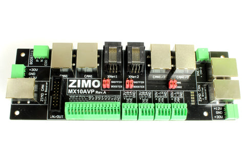 Zimo MX10AVP, MX10 Distributieprint